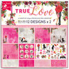 Little Birdie True Love Cardstock Pack 6"X6" 24/Pkg-True Love CR83998 - 8903236662924