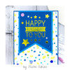 3 Pack Deco Foil Adhesive Transfer Sheets by Gina K 5.9" x 5.9"-Birthday Bliss 5A0022T7-1G5TS