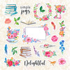 Memory Place Ephemera Cardstock Die-Cuts-Delightful 5A0022SW-1G5T3
