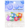 6 Pack - Dress It Up Embellishments-Mad For Monsters - DIUBTN-7671 - 787117559712