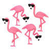 6 Pack - Dress It Up Embellishments-Think Pink Flamingos - DIUBTN3-10407