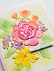 Memory Box 3D Embossing Folder And Die-Cheerful Floral 5A0022GM-1G592