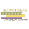 2 Pack Simple Vintage Meadow Flowers Washi Tape-5/Pkg 5A0022L3-1G5HQ