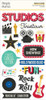 3 Pack Say Cheese Tinseltown Stickers 44/Pkg-Foam 5A0022KK-1G5D9 - 810150770827