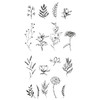 Sizzix Clear Stamp Set By Lisa Jones-Garden Botanicals - 5A002175-1G40N - 630454289234