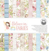 P13 Double-Sided Paper Pad 12"X12" 12/Pkg-Believe In Fairies 5A00233S-1G66Y - 5905523083699