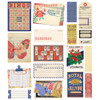 Simple Vintage Linen Market Ephemera-18/Pkg 5A0022MF-1G5JN