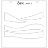 Sizzix Layered Stencil 4/Pkg-Sea Scape 5A00229Q-1G4Y9