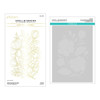 Spellbinders Glimmer Plate And Stencil Bundle-Glimmering Peonies - 5A0022YJ-1G60R - 810146541974