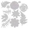 Sizzix Thinlits Dies 11/Pkg-Flowers & Ferns 5A00229T-1G4YD