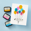 Spellbinders BetterPress Press Plate & Die Set-Happy Hooray Balloons Registration - 5A0022YC-1G61R
