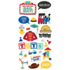 Say Cheese Tinseltown Stickers 44/Pkg-Foam - 5A0022KK-1G5D9