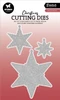 2 Pack - Studio Light Essentials Cutting Die-Nr. 850, Star Ornaments - 5A0023L1-1G6PV - 8713943152744