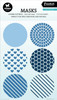 3 Pack Studio Light Essentials 5.9"X8.25" Stencil-Nr. 277, Circle Pattern 5A0023MJ-1G6NF - 8713943151631