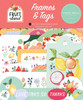 3 Pack Carta Bella Cardstock Ephemera-Frames & Tags, Fruit Stand 5A0023SX-1G6TF - 691835420394