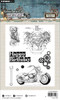 2 Pack Studio Light Gearhead's Workshop Clear Stamps-Nr. 673, Gears & Bikes 5A0023K1-1G6N5
