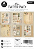 3 Pack Studio Light Essentials Mini Paper Pad 3"X4" 24/Pkg-Nr. 215, Vintage Memories 5A0023NY-1G6L3