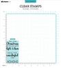 3 Pack Studio Light Essentials Clear Stamps-Nr. 696, Christmas Texts 5A0023MW-1G6LF