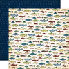 25 Pack Gone Fishing Double-Sided Cardstock 12"X12"-Freshwater Fish 5A0023QQ-1G6YP - 691835414997