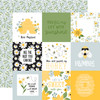 25 Pack Happy As Can Bee Double-Sided Cardstock 12"X12"-4X4 Journaling Cards 5A0023SF-1G6T6 - 691835412696