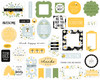 Echo Park Cardstock Ephemera-Icons, Happy As Can Bee 5A0023S0-1G6YX