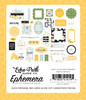 Echo Park Cardstock Ephemera-Icons, Happy As Can Bee 5A0023S0-1G6YX