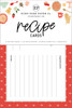 Echo Park Recipe Cards-Homemade - 5A0023ST-1G6SF - 691835422497