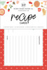Echo Park Recipe Cards-Homemade 5A0023ST-1G6SF - 691835422497