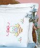Jack Dempsey Stamped Pillowcases W/White Lace Edge 2/Pkg-Basket Of Daisies - 5A00234T-1G6QJ