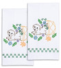 Jack Dempsey Stamped Decorative Hand Towel Pair 17"X28"-Puppies - 5A00233Z-1G6QR Jack Dempsey Stamped Decorative Hand Towel Pair 17"X28"-Puppies - 5A00233Z-1G6QR