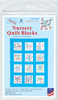 Jack Dempsey Stamped White Nursery Quilt Blocks 9"X9" 12/Pkg-Numbers 1,2,3  5A00235B-1G6QM - 013155158694