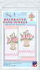 Jack Dempsey Stamped Decorative Hand Towel Pair 17"X28"-Basket Of Roses - 5A002345-1G6QW - 013155024852 Jack Dempsey Stamped Decorative Hand Towel Pair 17"X28"-Basket Of Roses - 5A002345-1G6QW - 013155024852