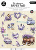 Studio Light Essentials Die-Cut Paper Pad 11.5"X8.25" 32/Pkg-Nr. 167, Lavender Season 5A0023L8-1G6P7 - 8713943151051