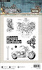 Studio Light Gearhead's Workshop Clear Stamps-Nr. 673, Gears & Bikes - 5A0023K1-1G6N5