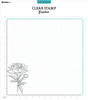 Studio Light Essentials Clear Stamp-Nr. 694, Open Peony 5A0023KB-1G6N8