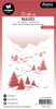 Studio Light Essentials 4.13"X5.83" Stencil-Nr. 288, Winter Hills 5A0023HM-1G6JN