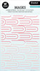 Studio Light Essentials 5.9"X8.25" Stencil-Nr. 276, Rainbow Pattern 5A0023JR-1G6JC - 8713943151624