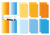 Studio Light Essentials Paper Pad 11.8"X5.9" 24/Pkg-Nr. 178, Unicolor Yellow & Blue 5A0023K0-1G6J8