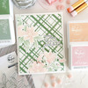 Pinkfresh Studio Press Plate-Diagonal Plaid - 5A0025GP-1G877 Pinkfresh Studio Press Plate-Diagonal Plaid - 5A0025GP-1G877