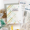 Pinkfresh Studio Press Plate-Diagonal Plaid - 5A0025GP-1G877 Pinkfresh Studio Press Plate-Diagonal Plaid - 5A0025GP-1G877