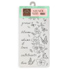 Stamperia Stencil 4.92"X9.84"-Secret Diary Flowers & Butterfly - 5A0022S1-1G5QZ - 5993110034285