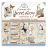 Stamperia Double-Sided Paper Pad 8"X8" 10/Pkg-Create Happiness Secret Diary - 5A0022RR-1G5RB - 5993110033974