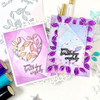 Pinkfresh Studio Stencils 4.25"X5.25" 4/Pkg-Joyful Day 5A0025GR-1G87P