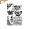 Elizabeth Craft Clear Stamp-Butterflies and swirls 5A00257L-1G863 - 810003539021