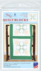 Jack Dempsey Stamped White Quilt Blocks 18"X18" 6/Pkg-Cross-Stitch Tulips  5A00234H-1G6R7 - 013155477283