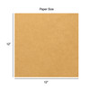 3 Pack - Harmony Hues 65# Cardstock 12"X12" 50/Pkg-Kraft - A50022PF-G15PB