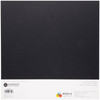 2 Pack - Harmony Hues 110# Cardstock 12"X12" 50/Pkg-Midnight Black - A50022PY-G15PR