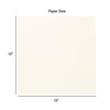 Harmony Hues 65# Cardstock 12"X12" 50/Pkg-Ivory - A50022PC-G15PW