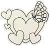 12 Pack CousinDIY MDF Shape-Heart Butterfly 33572480 - 037015724805