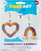 CousinDIY Fiber Art Kit-Rainbow 40002376 - 191648128505